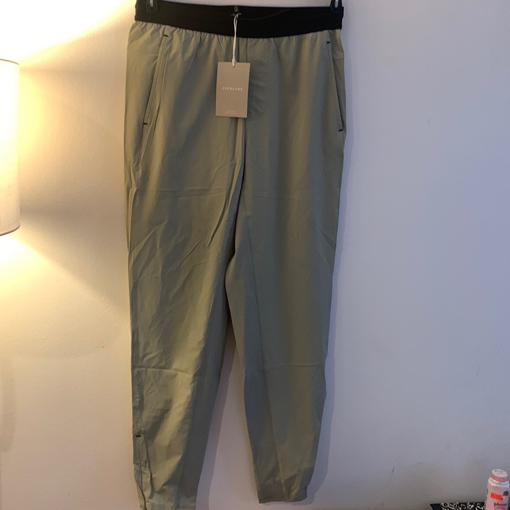 Everlane Green Track Pants for Everyday Comfort